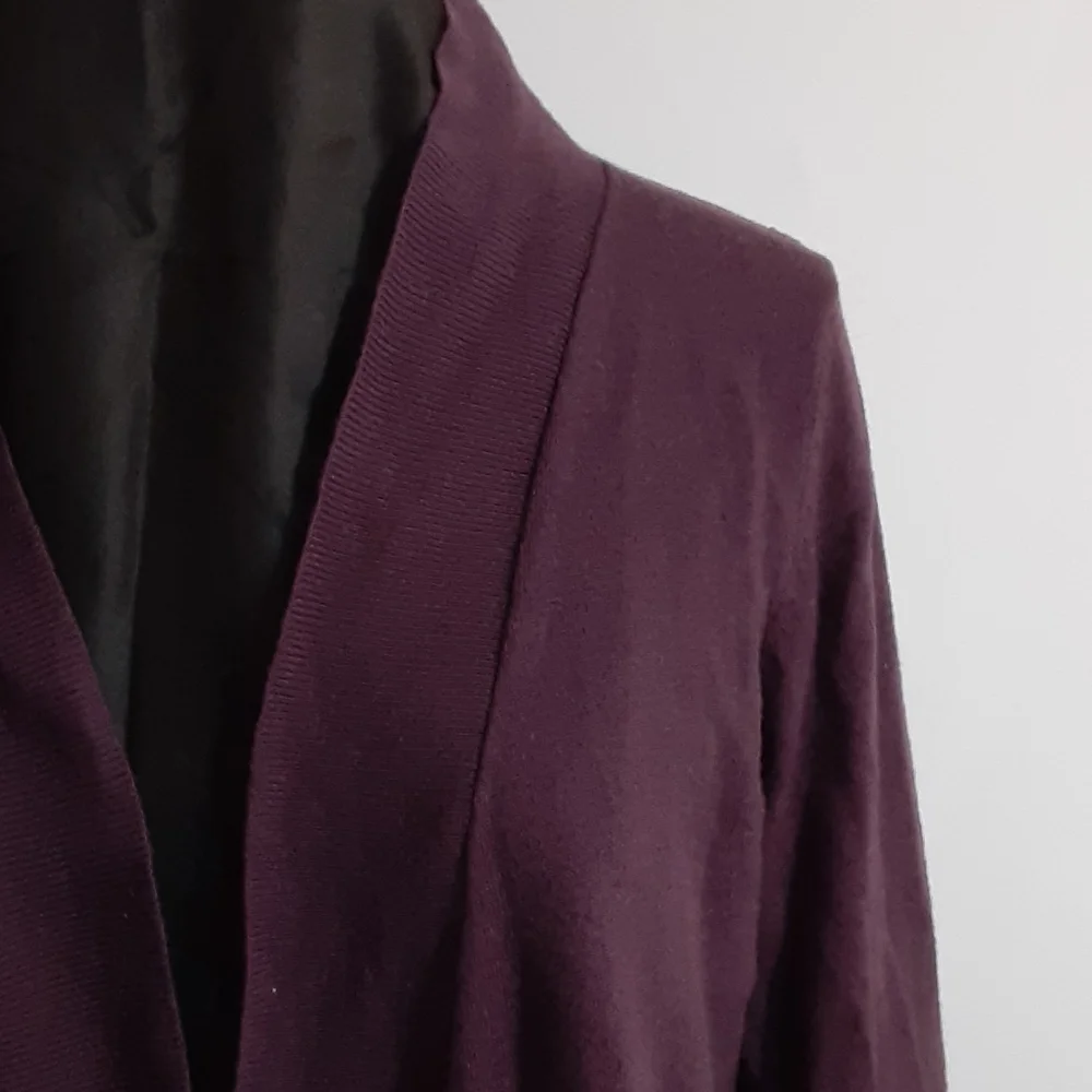 3/15 or FREE wP Merona open long layering cardigan shell edge EUC - Picture 5 of 8
